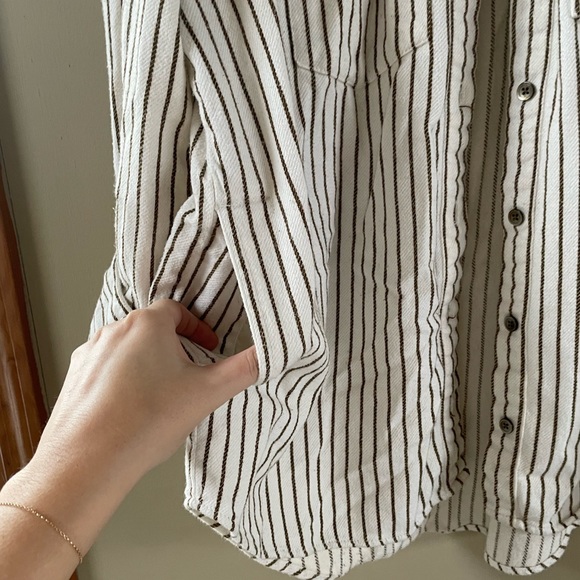 Madewell Cotton Button Down - Striped - Picture 6 of 6